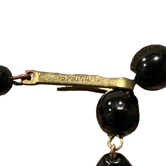1930s Glass Beaded Choker Necklace - Made in Germany - Picture 6 of 6